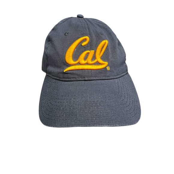 Men's Cal Berkeley Bear UCB Strapback Under Armour Hat - Blue/Yellow - Picture 1 of 5